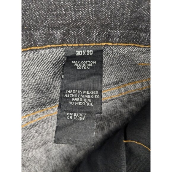 Claiborne R-Essentials Castro Charcoal Jeans Mens 30x30 Regular Fit Denim NWT - Picture 10 of 12